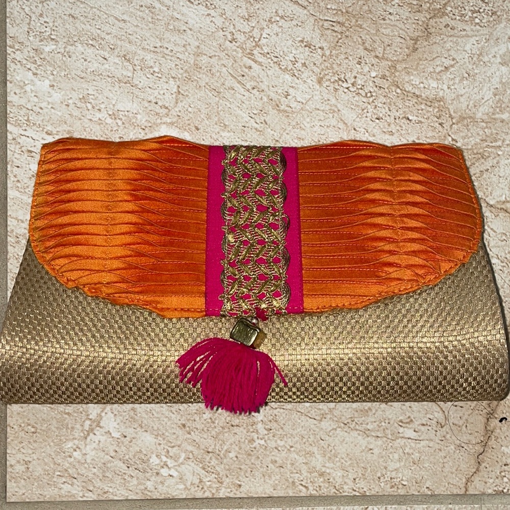 Stunning purse with Indian work